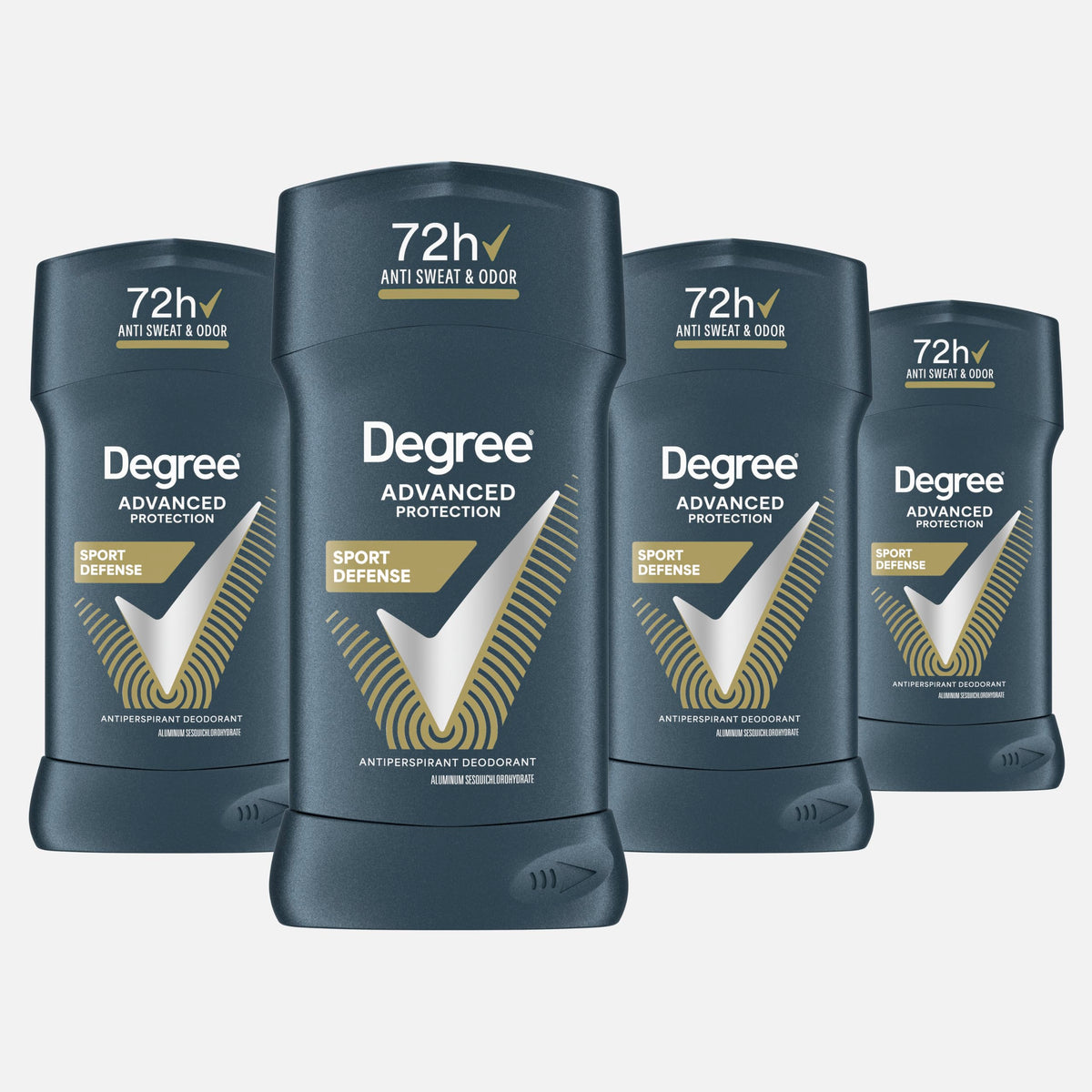 Advanced Antiperspirant Deodorant Sport Defense 2.7 oz 4 Count by Degree – 2.7 Ounce (Pack of 4), Pack of 4