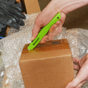 Full Size Safety Cutter Non Replaceable 100ct by Westcott – Single, Acrylonitrile Butadiene Styrene, Green, Model 17326