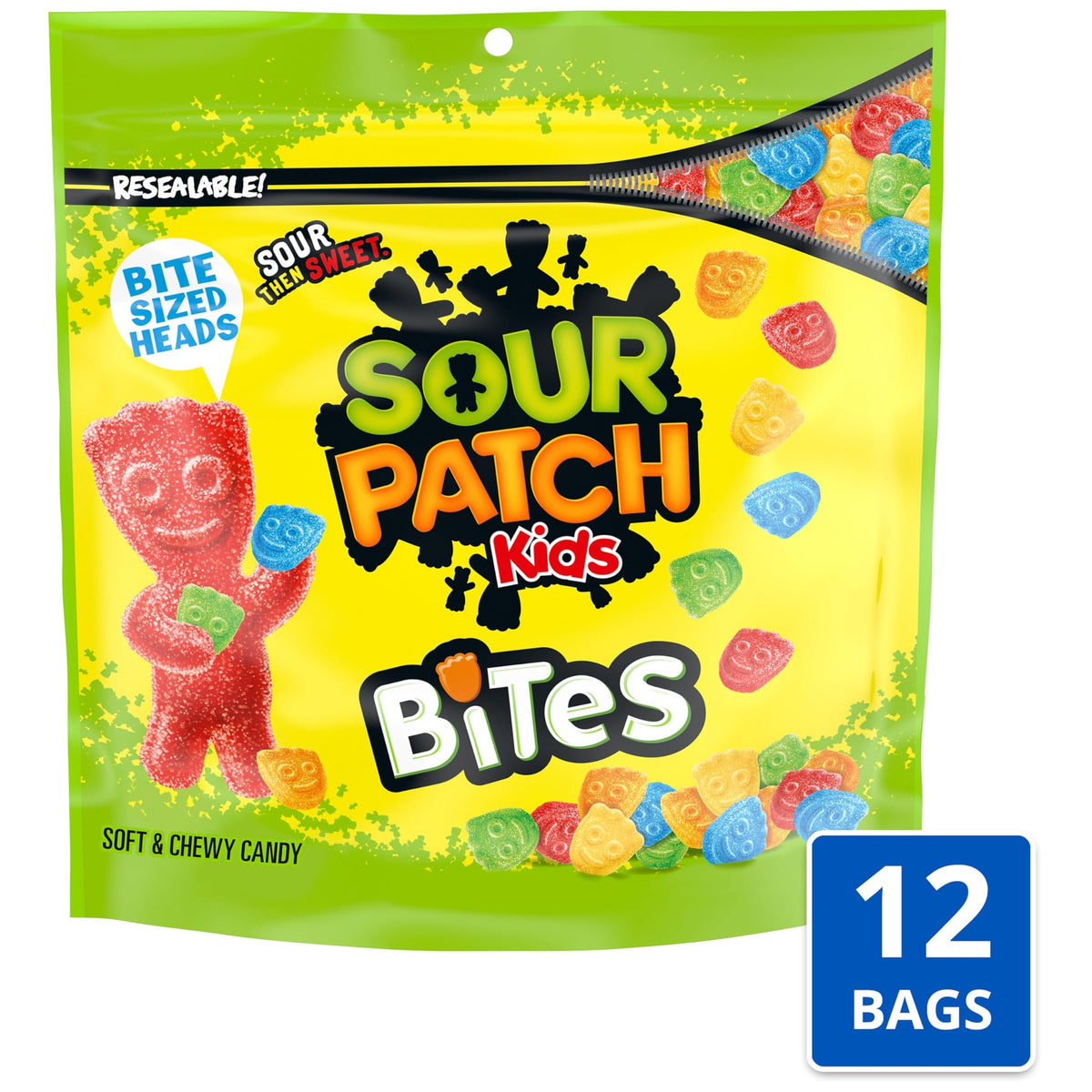 Sour Patch Kids Original / 12 Ounce (Pack of 12) / Assorted Gummy Candy