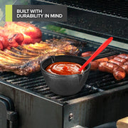 Cast Iron Melting Pot for Grill Cooking by Modern Innovations – 8.5 Quarts, Cast Iron, Black, Model MI 1415