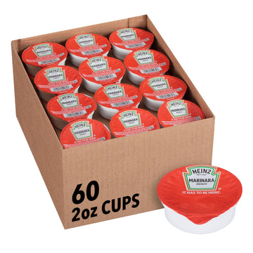 Marinara Sauce Single Serve (60 ct Casepack by HEINZ – 9.5 x 12.5 x 6.563 inches