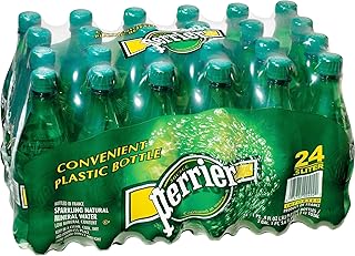 Perrier Mineral Water, .5 Liter, Portable Plastic Bottles, 24/CT, GN