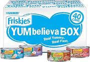 Purina Friskies Wet Cat Food Variety Pack, YUMbelievaBOX YUM-credible Surprises - (40) 5.5 oz. Pull-Top Cans