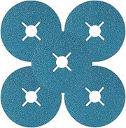 Walter Surface Technologies Walter 15P453V 4-1/2x7/8 TOPCUT Vendible Sanding Discs Premium Blue Zirconium 36 Grit, 5 Pack