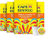 Cafe Bustelo Café Bustelo Dulce de Leche Artificially Flavored Coffee Pods, 60 Count | Compatible with Keurig brewers (Not affiliated. See full product description), Caramel notes, Shelf stable, SNAP EBT eligible