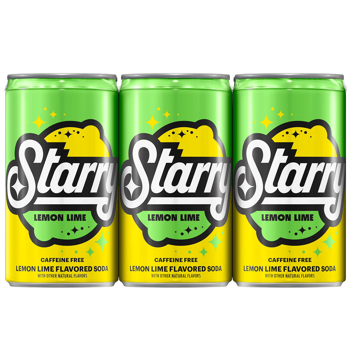 Lemon-Lime Soda Pop by Starry – 7.5 FZ, Pack of 6