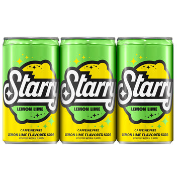 Lemon-Lime Soda Pop by Starry – 7.5 FZ, Pack of 6