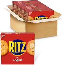 RITZ Original Crackers, Snacks for Kids and Adults, Bulk Lunch Snacks, 12 - 13.7 oz Boxes