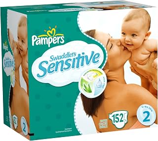 Pampers Swaddlers Sensitive Diapers Size 2 152 Count