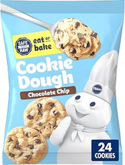 Pillsbury Chocolate Chip Cookie Dough, Makes 24 Cookies, 16 oz