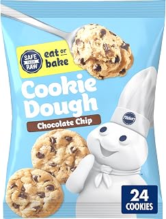 Pillsbury Chocolate Chip Cookie Dough, Makes 24 Cookies, 16 oz