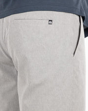 Men's HEFNER 2.0 Short by TravisMathew – Polyester Blend, Light Grey, Model 1MW547