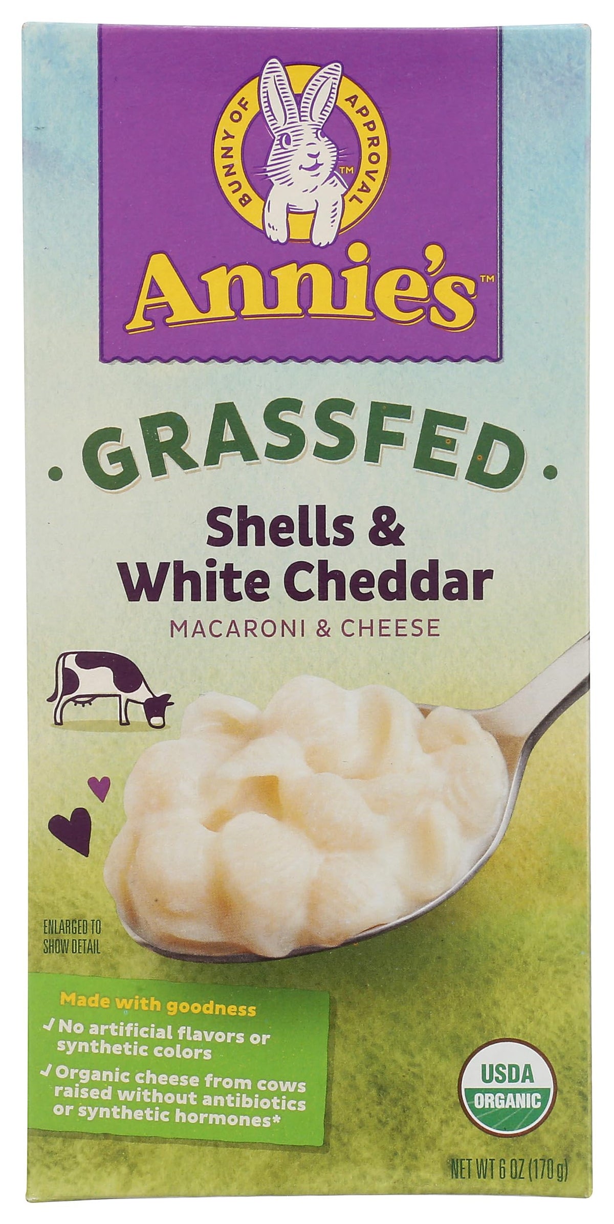 Annie's Homegrown Cheddar / 6 Ounce (Pack of 1) / 1 Macaroni & Cheese