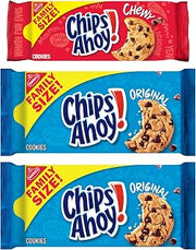 Chips Ahoy! Original Chocolate Chip Cookies & Chewy Cookies Variety Pack, Family Size, 3 Packs
