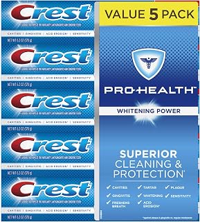 Crest 63937 Pro-Health Whitening Power Toothpaste, 6.3 oz., Pack of 5