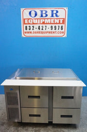9030K-7 Refrigerated Sandwich Salad Prep Table Two Section 48"L by Randell – Commercial Grade