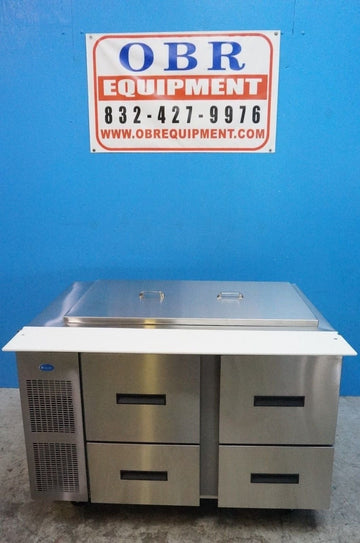 9030K-7 Refrigerated Sandwich Salad Prep Table Two Section 48"L by Randell – Commercial Grade