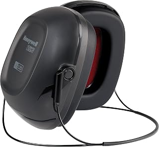Howard Leight VS120N VeriShield Black Behind-The-Neck Earmuff, Unisex-Adult, NRR 25 (1035114-VS)