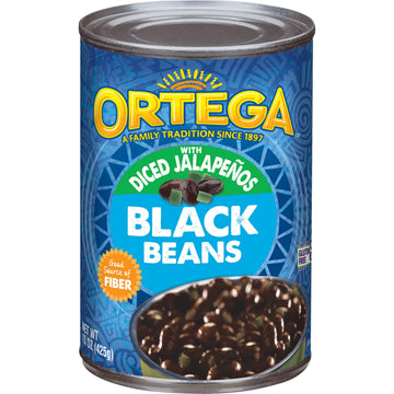 Black Beans by Ortega – 15 Ounce (Pack of 1), Model 7701701