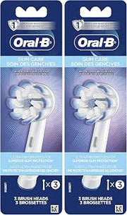 Oral-B Gum Care Electric Toothbrush Replacement Brush Heads, 3 Count (Pack of 2)