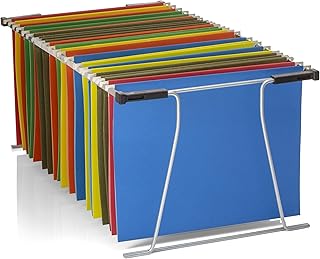 Officemate Universal Hanging File Frame, Letter and Legal Size, Rails 24 to 27, Steel, 1 Set (91966)
