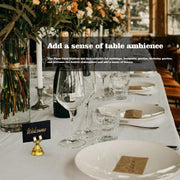 JICYOUP Table Number Holders, Metal, Gold, 12 Pack