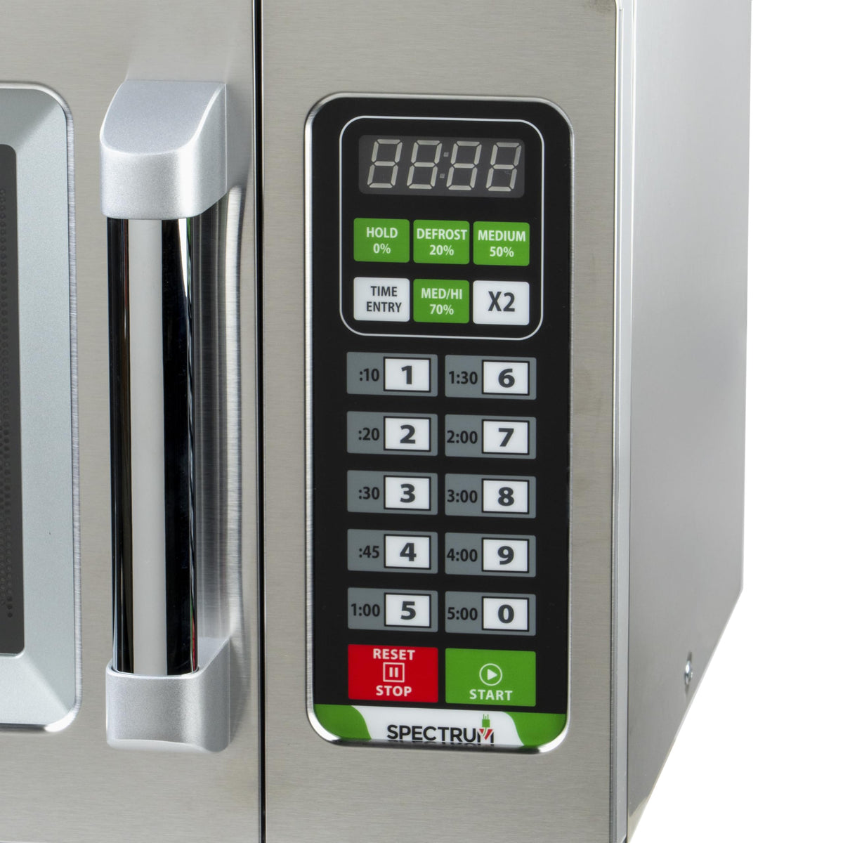Winco .9 Cubic Feet / 1,000 W (Touch) / Silver Countertop Microwave Ovens
