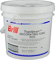 Brill Red Transmart Decorating Icing, 14 Pound Pail -- 1 each.