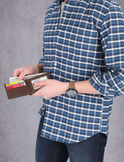 Blix Slimfold Brown One Size by Timberland – One Size, Leather, Brown, Model D10222-01
