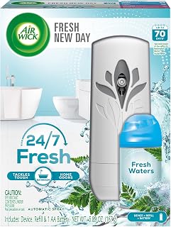Air Wick Pure Automatic Air Freshener Spray Kit, Gadget+Refill, Fresh water, 5.89 oz, 1 Count