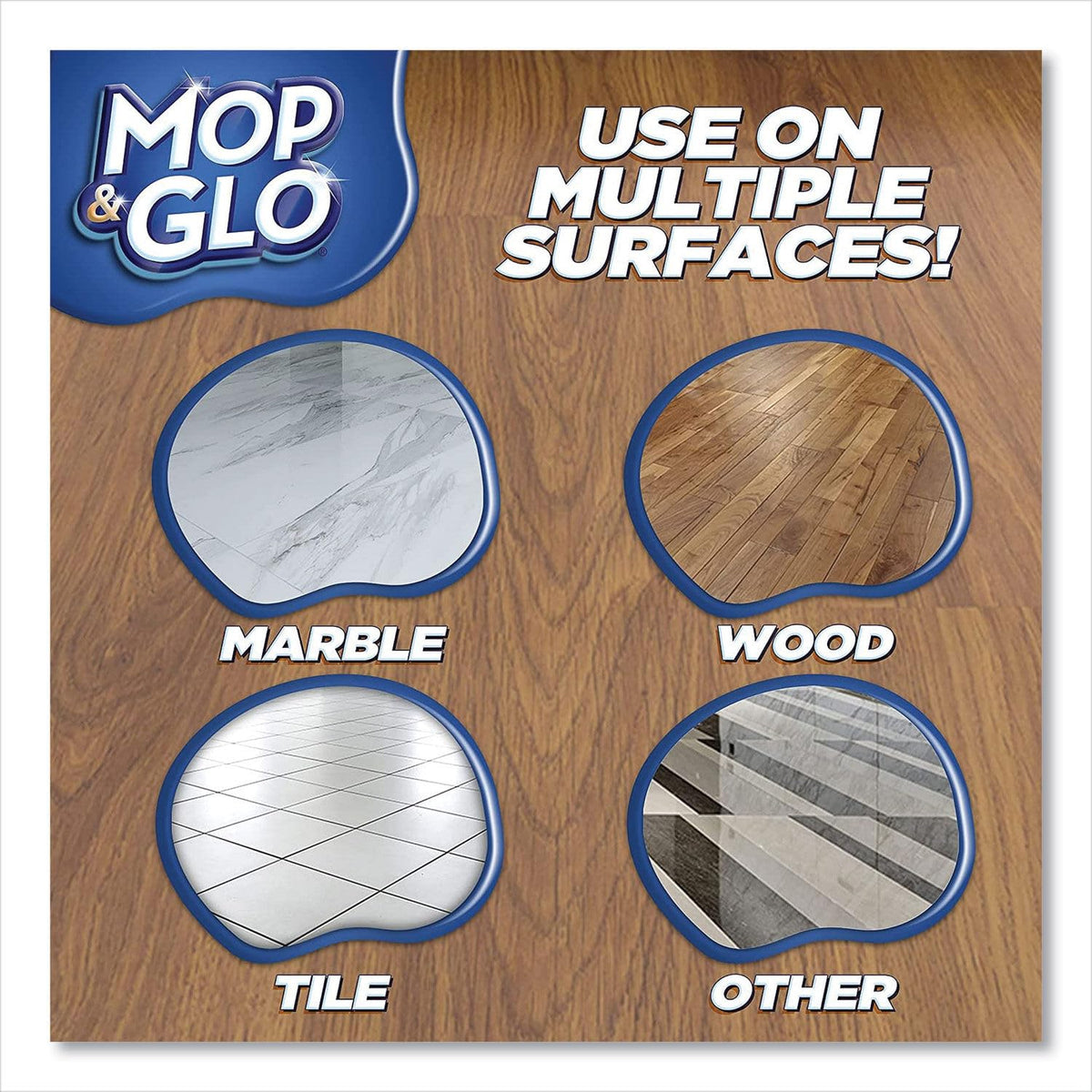 Triple Action Floor Shine-32 oz by Mop & Glo – 32 Fl Oz (Pack of 1), Model 75057