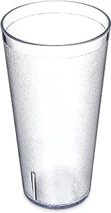 Carlisle FoodService Products CFS 5232-8107 BPA Free Plastic Stackable Tumbler, 32 oz., Clear (Pack of 3)