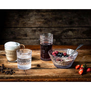 Ethno Crystal Tumblers by Nachtmann – 3.7" H x 3.2" L x 3.2" W, 0.294 liters, Crystal, Clear, Pack of 4