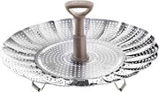 Oster Sangerfield Stainless Steel Expandable Steamer Insert 7 to 10.5 Inches – Adjustable Kitchen Cookware Accessory for Steaming