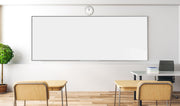 Ghent Satin/ White / 48"W x 120"H / Aluminum Frame Dry Erase Boards