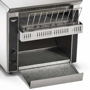 Horizontal Conveyor Toaster by Vollrath – 14-3/16" x 14-1/2" x 16-1/2", Stainless Steel, Silver, Model CT2H-120250