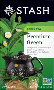 Premium Green Tea by Stash – 20 Count (Pack of 6), Model 077652082296