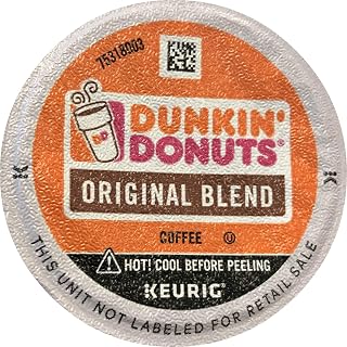 Dunkin' Dunkin Donuts K-Cup Single Serve Pods, Original Blend, 96 Single Serve Pods (Packaging May Vary)