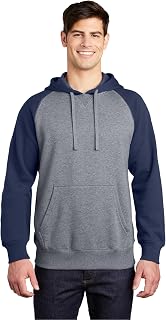 SPORT-TEK Raglan Colorblock Pullover Hooded Sweatshirt ST267