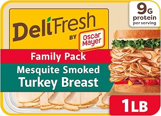 Oscar Mayer Deli Fresh, Mesquite Smoked Turkey Breast, 16 oz Family Pack