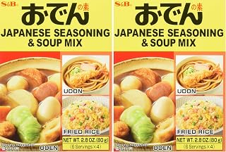 S&B Japanese Hot Pot Oden Soup Mix, 2.8-Ounce (Pack of 2)