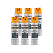 Rust-Oleum 15 Ounce (Pack of 6) / Caution Yellow / 1 Spray Paint