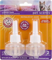 Arm & Hammer for Pets Plug-in Scented Oil Refills, Lavender Fields, 2 Count | Home deodorizer for pet smells, room deodorizer, for homes with pets, long-lasting fragrance, 0.67 oz each