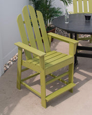 Long Island Counter Chair by Polywood – Plastic, Tangerine, Model ECD24TA