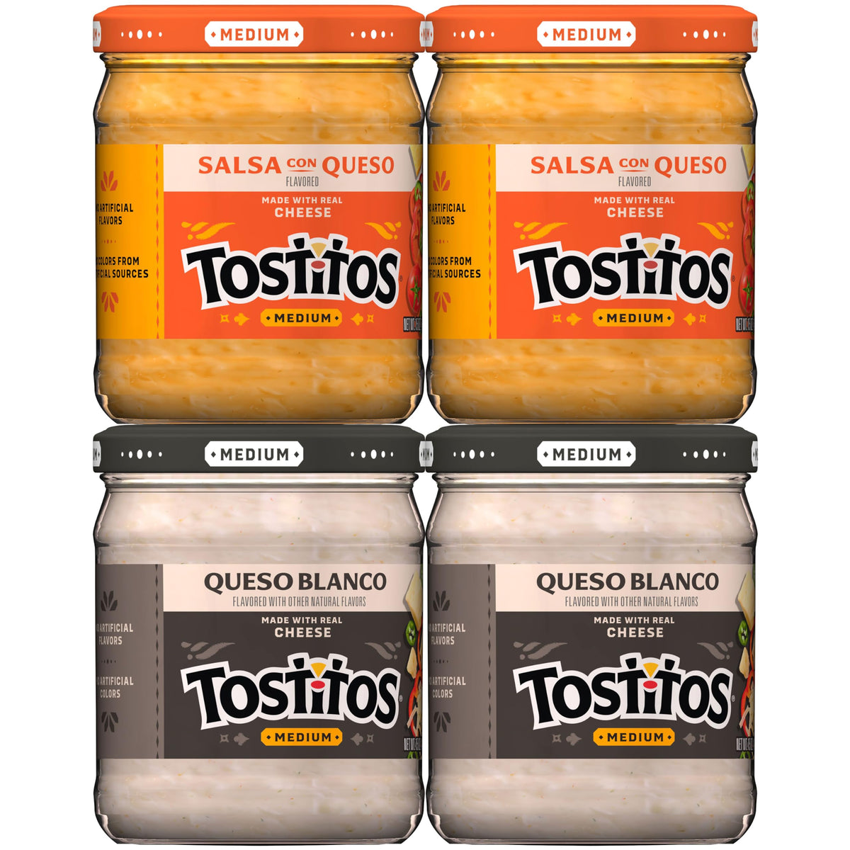 Tostitos Queso / 11.25 Ounce (Pack of 4) / 4 Count Dips, Salsas & Spreads