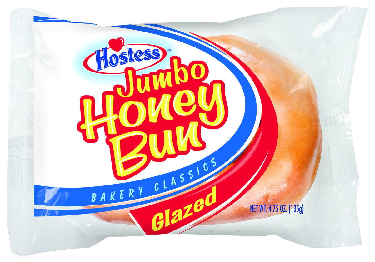 Jumbo Honey Bun by Hostess – 4.75 Ounce (Pack of 6), Model 20888109010175