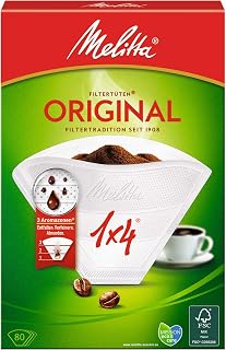 Melitta Filter Bags 1x4 3 Aroma Zones White (Pack of 80)
