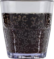 G.E.T. 9955-1-CL-EC 5.5 oz. Clear Tumbler, SAN Plastic Bahama Tumblers (Pack of 4)