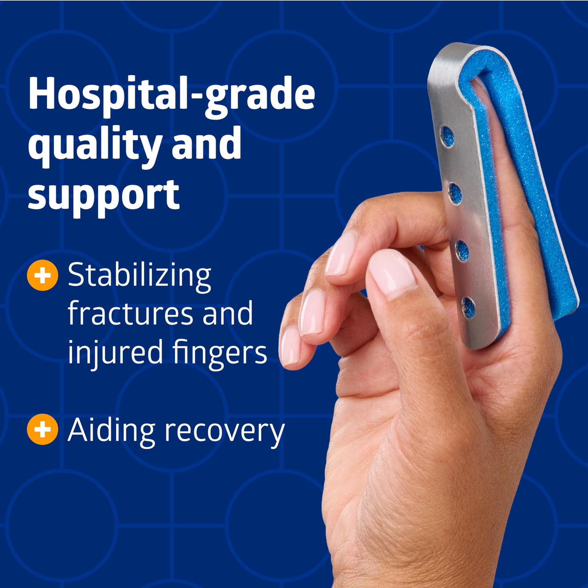Fold-Over Finger Cot Splint for Immo by Medline – Pack of 12, Model ORT32400L