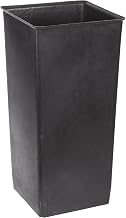Witt Industries 21R Plastic 21-Gallon Rigid Waste Liner, Square, 13" Width x 13" Depth x 27" Height, Black